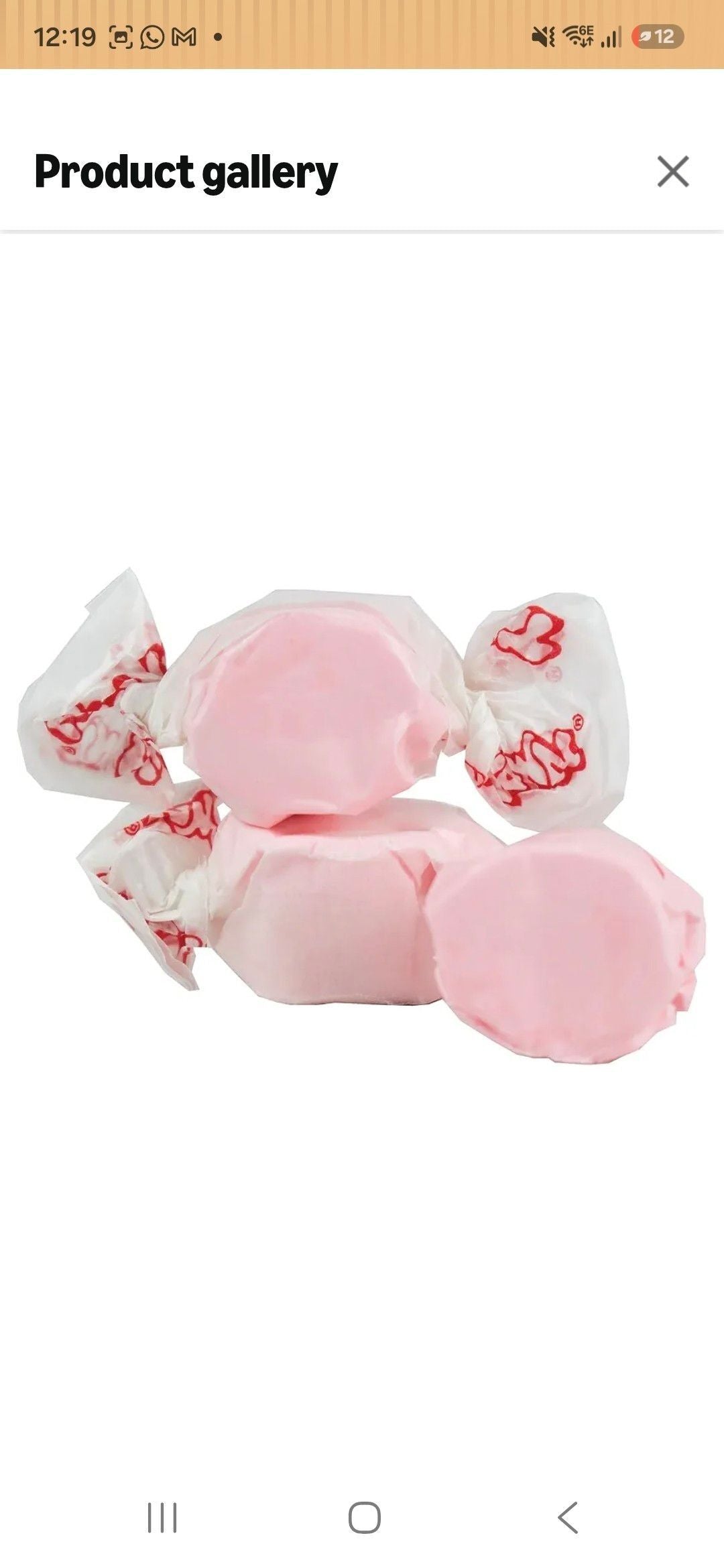 Taffy Town Frosted Cupcake