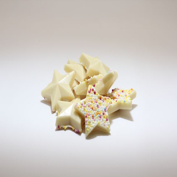 White Choc Stars 200g